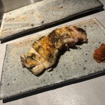 鳥せん - 地鶏もも肉のたたき