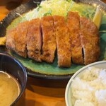 とんかつ ひやま - ロースカツ特大セット