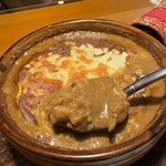 ３丁目のカレー屋さん  - 焼きチーズビーフカレー1750円