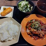 春巻きとよだれ鶏 酔いしば - 