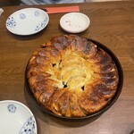 鉄なべ餃子なかよし - 鉄なべ餃子3人前