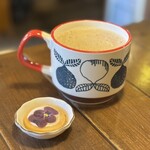花ト喫茶ネコノコバン - カフェ・オ・レ　クッキー