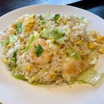 福琳 - 結構ボリュームのある海老炒飯卵スープ(*^^*)vついて1400円