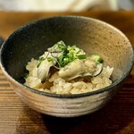ばば天 - 牡蠣の炊き込みご飯