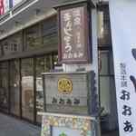 Manjuu Dokoro O Oami - たまに行くならこんな店は、東京側から見て鬼怒川温泉駅の次の駅な鬼怒川公園駅が最寄り駅の
                      温泉街の中にひっそりと存在し続ける、まんじゅう処おおあみです。