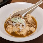 地鶏と土鍋 個室居酒屋 鶏進 - 鶏ミンチの麻婆豆腐は初めて♪合う！