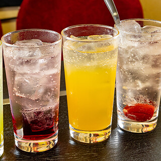 山形地酒を中心に揃えた、もんじゃに合うお酒をご用意