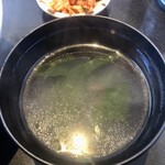 焼肉しゃぶしゃぶ いのうえ - ワカメスープ