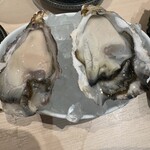 貝・刺身専門店 しらはら みなとみらい一番街 - カキ当たらなかった！新鮮〜