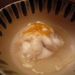Hirakawa - 鱈白子　百合根　湯葉蒸し