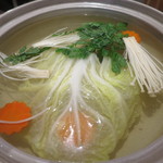 零 - ブリのしゃぶしゃぶの野菜