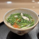 と村 - 蟹の煮汁のご飯