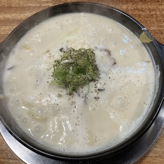湯の台食堂 - 料理写真:鍋やき鴨白湯