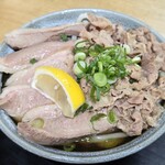 いけこうどん - 肉鴨ぶっかけ