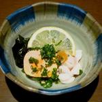 Sakanaya Maruichi - (ｺｰｽ)小鉢 真鱈､白子ぽん酢仕立て　2014.12.22