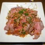 h Sakanaya Maruichi - (ｺｰｽ)冷菜 和牛自家製ローストビーフ　2014.12.22