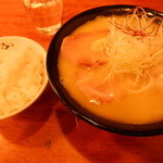 2014/12 鶏白湯ラーメン￥８２０＆味玉子￥１００＆ライス￥１００