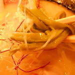 鶏そば きび - 2014/12 これが、絶品山くらげ！！