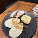 麻布十番焼肉 Kintan - 季節の焼き野菜3種盛り