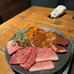 麻布十番焼肉 Kintan - 仙台牛ランプ、仙台牛シンシン、仙台牛激選赤身、国産牛レバー、国産牛コプチャン、国産牛天肉、国産牛ギアラ