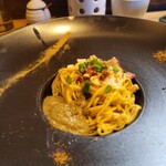 つくばらーめん 鬼者語 - 替玉　紅ズワイガニの蟹みそソース