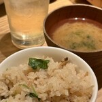 茶茶 このか - 浅利ごぼうの土釜ご飯
