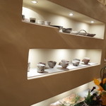 銀座 小十 - 器のディスプレイ 2014.12.2x