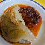 味心 - 餃子のタレに秘伝の辛味ダレをタップリと♪