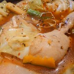 マジックスパイス なにわ店 - チキンレッグのアップ