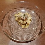 横浜馬車道 旬の肉料理イタリアン オステリア・アウストロ - 猪とセリのラグーソース タリアテーレ