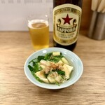 酒場 ヒナタ - セリと油揚げのお浸し