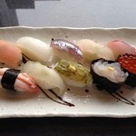 白恵美酒 幸寿し - ランチのお寿司
