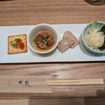 とんかつ成蔵 - アンティパストも少し変わりました。