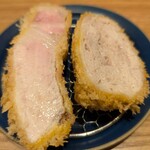 とんかつ成蔵 - 左ロースと右ミルフィーユ