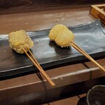 お出汁で食べる串かつと釜めしの専門店 ぎん庵 京橋 - 