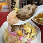 中華料理 菜来軒 - 五目チャーハン　海老とチャーシュー