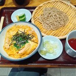 㐂道庵 - 親子丼セット   1100円