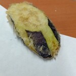 だるまの天ぷら定食 - 茄子。