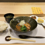 神楽桟 - 鯖の味噌煮御膳¥1800