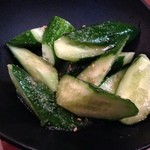 紅梅園 - H.26.12.30.昼 やみつき胡瓜 280円