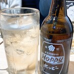 貝・刺身専門店しらはら - ホッピーセット白548円