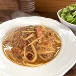 カフェトリコ - 茹でたてが出されます