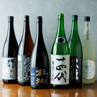 全国各地の厳選日本酒を約20種ご用意！