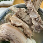 お肉の店 仲村 - ◆スペシャルそば（大）（1,280円）“ソーキ・三枚肉”