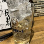 もつ焼き やまぴー - 中焼酎もしっかり入ってきます。4杯取れました。