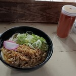 ぷらっとぴっと 7・8番ホーム - かしわうどん500円。