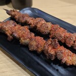 烤羊肉串。