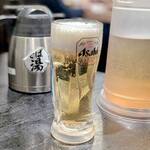北前そば高田屋 - 生ビール×2