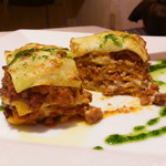 トラットリア イル シレーネ - 2014/12　ラザニア断面