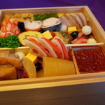 神楽坂 石かわ - 石かわ ”おせち” 2015（一の重） 2014.12.3x